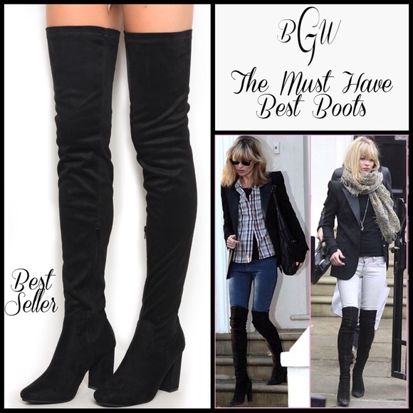 😍🎉HP🎉5🌟Faux Suede Thigh High Boots - Picture 4 of 6